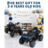 12V Kids Ride On ATV Car With Remote Control, Dual 35w Motors, 4-Wheel Suspension, LED Lights, Music, Off-Road 4 Wheeler For Boys Girls