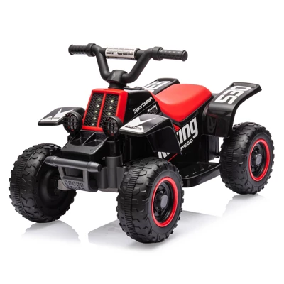 12V Kids ATV Electric Ride On Car, Battery Powered Ride On Toy For Toddlers, Electric Vehicles W/Led Light Musi, High Low Speed For Boys Girls 3-10 8 12V Kids ATV Electric Ride On Car, Battery Powered Ride On Toy For Toddlers, Electric Vehicles W/Led Light Musi, High Low Speed For Boys Girls 3-10 - Image 8