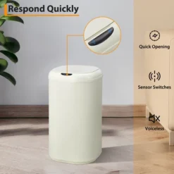 8 Gallon Motion Sensor Trash Can, Automatic Rubbish Bin With Lid, Stainless Steel Garbage Can 11 8 Gallon Motion Sensor Trash Can, Automatic Rubbish Bin With Lid, Stainless Steel Garbage Can -The Range Shop GUEST 8d5fe1fe 0cb2 4606 b637 4e83a92ea65a