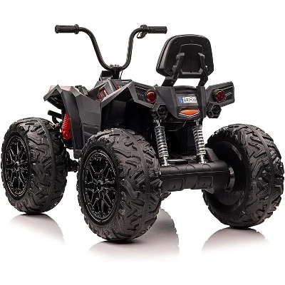 24V Kids ATV With 2 Seater, 4x200W Powerful Engine, Dual 7AH Batteries, Accelerator Handle, EVA Tires, LED Lights & Music 1 24V Kids ATV With 2 Seater, 4x200W Powerful Engine, Dual 7AH Batteries, Accelerator Handle, EVA Tires, LED Lights & Music