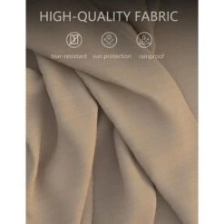 12x14 FT Wood Pergola With Retractable Shade Canopy, Wood Gazebo, Solid Structure, Durable Outdoor Pergola For Patio, Backyard, Deck, Garden