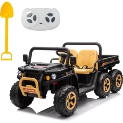 24V Ride-On Toy Truck For Kids - 4x35W Motors, 24V7AH Battery, 6 Anti-Slip Tires, Dump Truck, Parent Remote, Music Player -The Range Shop GUEST 8e92bad4 0180 445c 8304 645a52e4b826