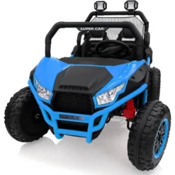 24V 2-Seater Kids UTV With Remote Control, Metal Frame, Spring Suspension, Max Speed 4.5MPH, For Ages 3+, Ride-On Car