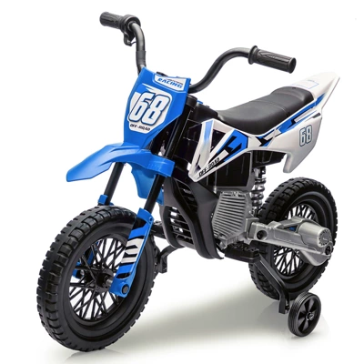 12V Kids Ride On Motorcycle, Electric Motorcycle For Kids With Music, Spring Suspension, Twist Grip Throttle, Ride On Car For Boys Girls 3-10 7 12V Kids Ride On Motorcycle, Electric Motorcycle For Kids With Music, Spring Suspension, Twist Grip Throttle, Ride On Car For Boys Girls 3-10 - Image 7