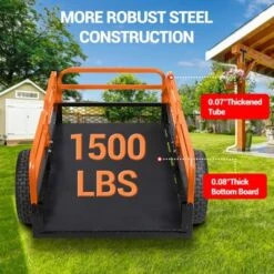 Heavy Duty Tow Behind ATV Trailer, 750 Lbs Steel Dump Cart Garden Carts With Removable Sides, Metal Utility Wagon For Riding Lawn Mower Tractor 12 Heavy Duty Tow Behind ATV Trailer, 750 Lbs Steel Dump Cart Garden Carts With Removable Sides, Metal Utility Wagon For Riding Lawn Mower Tractor -The Range Shop GUEST 90a63308 03e9 4536 9ab9 8b039c5e1046