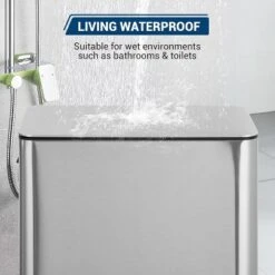 4 Gallon/15 L Trash Can, Stainless Steel Garbage Can With Soft-Close Lid, Removable Inner Bucket -The Range Shop GUEST 9145a696 2f4c 41da b628 43728eda6cf2