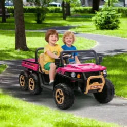24V 2-Seater Kids Ride-On Dump Truck - Parent Remote Control, 4WD Power, Electric Dump Bed & Shovel, 6-Wheel Design For Ages 3+ -The Range Shop GUEST 915cb2ee 4cc9 4cb2 9465 5961162842ce