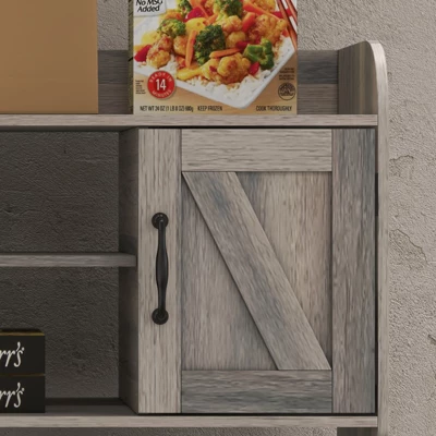 51.1" Large Wooden Cat Litter Box Enclosure | Storage Shelves | Hidden Design | Modern Indoor Cat Cabinet For Organized Storage & Odor Control 4 51.1" Large Wooden Cat Litter Box Enclosure | Storage Shelves | Hidden Design | Modern Indoor Cat Cabinet For Organized Storage & Odor Control - Image 4