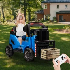 12V Kids Ride On Forklift Car, Electric Ride On Construction Car With Remote Control, Liftable Fork And Pallet, , Music Ride On Toy For Kids -The Range Shop GUEST 93ba2c10 742f 433f 9e51 4ce38d192f32