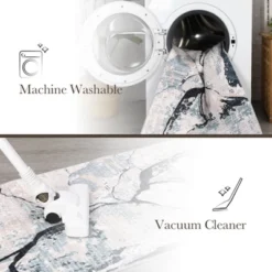 Washable Modern Abstract Living Room Area Rugs, Soft Non Slip Throw Carpet For Bedroom, Contemporary Floor Cover -The Range Shop GUEST 967b44b9 a071 4e20 8df8 e52377200e09