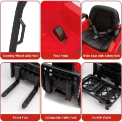 12V Kids Ride On Forklift Car With Tent, Electric Ride On Construction Car Toy For Toddles With Remote Control, 2 Speeds, Music 11 12V Kids Ride On Forklift Car With Tent, Electric Ride On Construction Car Toy For Toddles With Remote Control, 2 Speeds, Music -The Range Shop GUEST 97e329a4 0521 43b1 a6a7 16ca337b2b46