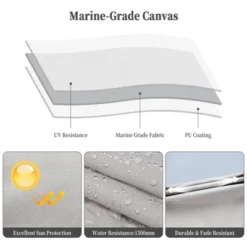 4 Bow Bimini Tops For Boat, Boat Canopy With Zippered Side Curtains, Marine Grade Canvas & PU-Coated Fabric, Include 2 Straps, 2 Rear Support Pole 11 4 Bow Bimini Tops For Boat, Boat Canopy With Zippered Side Curtains, Marine Grade Canvas & PU-Coated Fabric, Include 2 Straps, 2 Rear Support Pole -The Range Shop GUEST 9854b32f d16a 454a 86ce 0f8f5330d578
