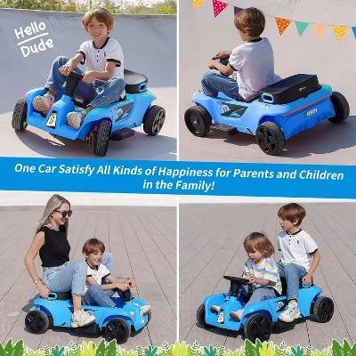 24V 2 Seaters Kids Ride On Car Toy With Remote Control For Parents And Kids, Max Load 200LBS, For Child Toddlers 2 24V 2 Seaters Kids Ride On Car Toy With Remote Control For Parents And Kids, Max Load 200LBS, For Child Toddlers - Image 2