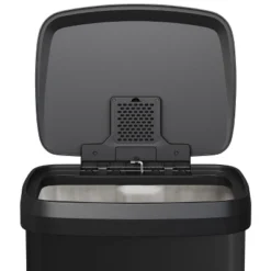 21 Gallon / 80 Liter Step-on Trash Can, Stainless Steel Kitchen Garbage Bin Featuring Soft-Close Plastic Lid And Liner Retainer Ring -The Range Shop GUEST 99816cf8 7e7d 499b 951d 0ccd674dbf05