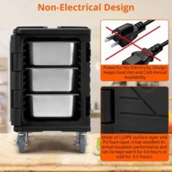 Portable Food Warmer, 82 Qt Hot Box, Large Inner Capacity, Universal Wheel, Compatible With 3/6" Or 6/2.5" Plates, (Universal Wheel) -The Range Shop GUEST 9cd659ec 9565 4963 9dc3 d598628b48ec