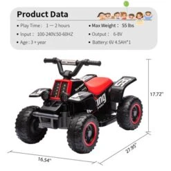12V Kids ATV Electric Ride On Car, Battery Powered Ride On Toy For Toddlers, Electric Vehicles W/Led Light Musi, High Low Speed For Boys Girls 3-10 15 12V Kids ATV Electric Ride On Car, Battery Powered Ride On Toy For Toddlers, Electric Vehicles W/Led Light Musi, High Low Speed For Boys Girls 3-10 -The Range Shop GUEST 9d3fbca3 728c 4d00 92db 68d82918a2a0