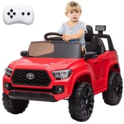 Kids Ride On Truck, Licensed Toyota Tacoma Car, 12V Battery Powered Electric Car With Remote Control, Ride On Toy Car With Lights Music For Kids 3-6 18 Kids Ride On Truck, Licensed Toyota Tacoma Car, 12V Battery Powered Electric Car With Remote Control, Ride On Toy Car With Lights Music For Kids 3-6 -The Range Shop GUEST 9f17b63f 032c 44bc bc7d efe85a730e16