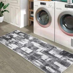 Washable Modern Abstract Living Room Bedroom Area Rugs, Geometric Print Large Throw Carpet For Dining Room -The Range Shop GUEST a2d22181 9621 48c6 8f68 bb8321ceac0a