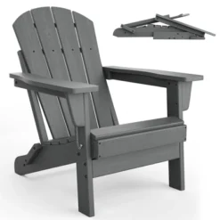 Folding Adirondack Chairs With Ergonomic Extended Backrest, Weather-Resistant HDPE Fire Pit Chairs, Outdoor Lounger For Patio, Garden & Lawn -The Range Shop GUEST a2e5e6ad 45d1 4730 aa24 52cd8a25dba5