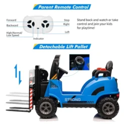 12V Kids Ride On Forklift Car, Electric Ride On Construction Car With Remote Control, Liftable Fork And Pallet, , Music Ride On Toy For Kids -The Range Shop GUEST a5577527 79c3 4cc7 8cd7 cd9dfc93fd0b
