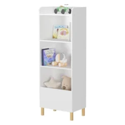 Kids 4-Tier Bookcase, Children's Book Display, Bookshelf Toy Storage Cabinet Organizer,Modern Children's Bookcase For Children's Room, Nursery -The Range Shop GUEST a5688d82 1009 40f8 9bfe 25fd59c1b23e