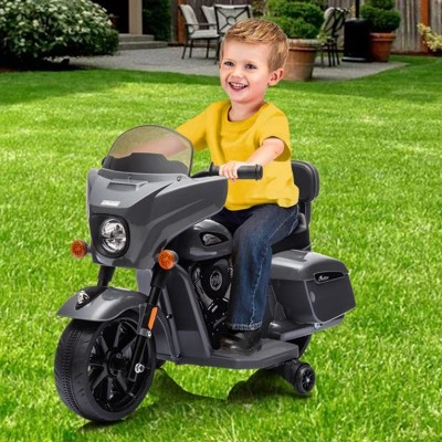 6V Electric Dirt Bike For Kids, Powered Riding Toys W/Grip Handleader, Kids Ride On Motorcycle Toys W/USB, AUX, Music, Headlight For Toddlers 2-10 8 6V Electric Dirt Bike For Kids, Powered Riding Toys W/Grip Handleader, Kids Ride On Motorcycle Toys W/USB, AUX, Music, Headlight For Toddlers 2-10 - Image 8