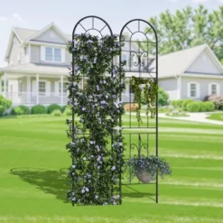 Metal Garden Trellis 55x12 Inch, Wrought Iron Garden Fence, Decorative Plant Trellis For Climbing Plants, Perfect For Patio Lawn Backyard 9 Metal Garden Trellis 55x12 Inch, Wrought Iron Garden Fence, Decorative Plant Trellis For Climbing Plants, Perfect For Patio Lawn Backyard -The Range Shop GUEST a841e8bf 0741 4fa1 8ea1 fb0a7abc2711
