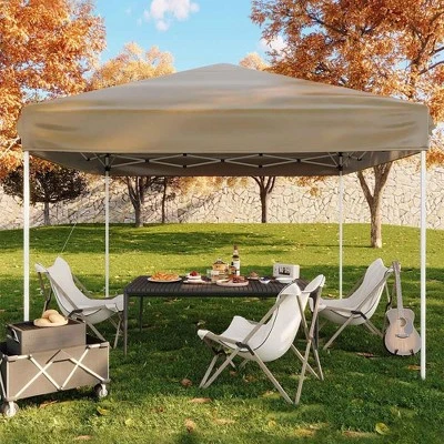 10x10 Heavy Duty Pop Up Canopy, Outdoor Canopy Tent With Portable Bag, 3 Adjustable Height 11 10x10 Heavy Duty Pop Up Canopy, Outdoor Canopy Tent With Portable Bag, 3 Adjustable Height - Image 11