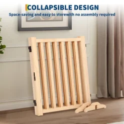 Wooden Freestanding Dog Gate, Folding Wooden Gates For Dogs Indoor For Doorways Stairs , Panel Dog Gate With No-Slip Mat 12 Wooden Freestanding Dog Gate, Folding Wooden Gates For Dogs Indoor For Doorways Stairs , Panel Dog Gate With No-Slip Mat -The Range Shop GUEST a99039f6 e8f5 4d12 8c26 2f372933d238