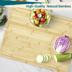 Bamboo Cutting Board 24x18x0.8 Inch Square Bamboo Chopping Board Durable Eco-Friendly Natural 11 Bamboo Cutting Board 24x18x0.8 Inch Square Bamboo Chopping Board Durable Eco-Friendly Natural -The Range Shop GUEST a9b4c892 797a 4084 ac36 c8183b81eac9
