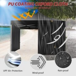 Pop Up Canopy Tent, 10 X 10 Ft Commercial Instant Shade Canopy With Roller Bag, Outdoor Portable Canopy For Events, Parties, Camping -The Range Shop GUEST ae217755 42b8 48ee aacb 00af10fe9ed6