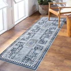 Washable Vintage Living Room Rugs,Floral Print Retro Accent Bedroom Carpet, Large Non Slip Area Rug For Kitchen Dining Room -The Range Shop GUEST ae39143e bba5 495d afe0 99ed11e32e84