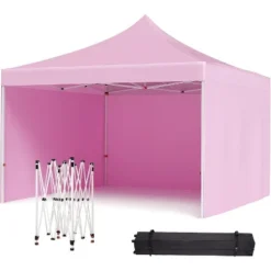 Pop Up Canopy Tent, 10 X 10 Ft Commercial Instant Shade Canopy With Roller Bag, Outdoor Portable Canopy For Events, Parties, Camping -The Range Shop GUEST b00f15bf 5a6d 4b37 8d40 7226826386e7