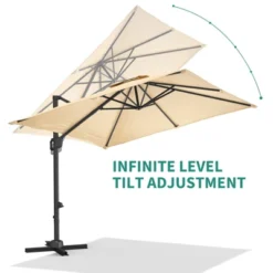 10ftx10ft Cantilever Patio Umbrella With Base,umbrella Outdoor Patio, 360 Rotation -The Range Shop GUEST b0eff877 47f4 4230 aa8c 3d3317ac761f