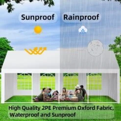 13 X 26 FT Outdoor Party Tent – Wedding Canopy, Patio & Camping Pavilion With Sidewalls & Storage Bags -The Range Shop GUEST b2357c5e d81a 4c2e bb10 9a0e55f9571d