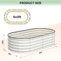Galvanized Raised Garden Bed For Gardening, Round Metal Planter Box For Planting Plants Vegetables And Flower 15 Galvanized Raised Garden Bed For Gardening, Round Metal Planter Box For Planting Plants Vegetables And Flower -The Range Shop GUEST b322aa68 6b73 44fb 8a57 1e8edcdc25a3