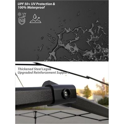 10x10 Pop Up Canopy Tent Outdoor Canopy With 1 Removable Sidewall, Commercial Instant Tent Shelter 5 10x10 Pop Up Canopy Tent Outdoor Canopy With 1 Removable Sidewall, Commercial Instant Tent Shelter - Image 5