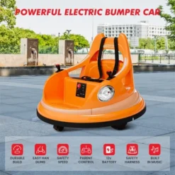 Toddlers Bumper Car, 12V Ride On Toy For Kids, Electric Ride On Car W/Remote Control, Baby Bumping Toy Car W/2 Speeds, LED Lights, 360 Degree Spin -The Range Shop GUEST b346e986 5efd 4f28 9b4a 5e3a93153cb7