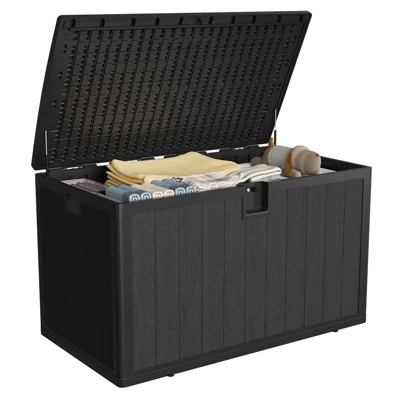130 Gallon Outdoor Waterproof Storage Box - Lockable, Deck Storage, Package Delivery Secure, Patio Furniture Storage, Garden Tools Organizer 7 130 Gallon Outdoor Waterproof Storage Box - Lockable, Deck Storage, Package Delivery Secure, Patio Furniture Storage, Garden Tools Organizer - Image 7