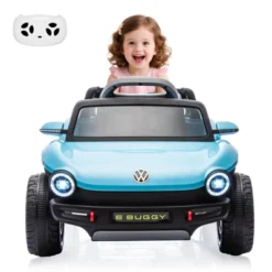 12V Kids Ride On Car Licensed Volkswagen Beetle Electric Ride On Toy For Toddlers 4 Wheeler Vehicle With Parental Remote, LED Lights, Horn, Music -The Range Shop GUEST b4c2c903 3762 4fd9 852e a97a8f880a55