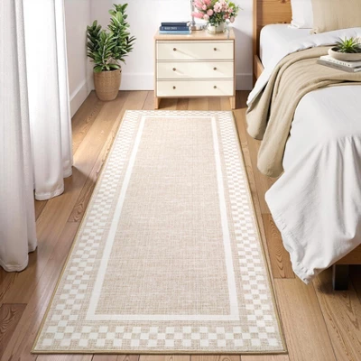 Modern Geometric Bordered Living Room Bedroom Rugs, Ultra Thin Soft Non Slip Large Carpet For Dining Room Office Classroom 1 Modern Geometric Bordered Living Room Bedroom Rugs, Ultra Thin Soft Non Slip Large Carpet For Dining Room Office Classroom