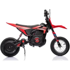 24V Kids Ride On Electric Off-Road Motorcycle,250W Motor 13.6MPH Fast Speed Dirt Bike Motocross,Leather Seat,for Kids Riding Toy, Red -The Range Shop GUEST b6e5738c 18b7 402d b9d2 4744dff58ea2