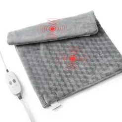 Weighted Heating Pad With 2 Massagers, 6lb Electric Heating Pad For Back, Neck & Shoulders, 3 Heat Levels, 9 Vibration Modes, 20"x24" Grey 9 Weighted Heating Pad With 2 Massagers, 6lb Electric Heating Pad For Back, Neck & Shoulders, 3 Heat Levels, 9 Vibration Modes, 20"x24" Grey -The Range Shop GUEST b6fa58a2 720c 431a a1df 14f1fed795c8