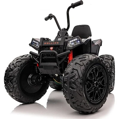 24V Kids ATV With 2 Seater, 4x200W Powerful Engine, Dual 7AH Batteries, Accelerator Handle, EVA Tires, LED Lights & Music 8 24V Kids ATV With 2 Seater, 4x200W Powerful Engine, Dual 7AH Batteries, Accelerator Handle, EVA Tires, LED Lights & Music - Image 8