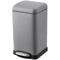 12L Bathroom Trash Can With Lid, Stainless Steel Kitchen Trash Can, Step-On Pedal, Fingerprint-Resistant Finish For Kitchen, Bathroom 15 12L Bathroom Trash Can With Lid, Stainless Steel Kitchen Trash Can, Step-On Pedal, Fingerprint-Resistant Finish For Kitchen, Bathroom -The Range Shop GUEST bd4a61aa 90fb 486f a56a 4ee578a2958e