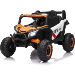 12V Kids UTV Ride-On Truck W/ Remote, 4WD/2WD Switch, Spring Suspension, EVA Tires, Bluetooth & LED Lights For Ages 3-8 -The Range Shop GUEST bdef3fa1 94a3 4f0c 99e0 04b5c4e50a6f