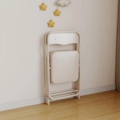 3-Piece Folding Upholstered Table And Chair, Square Card Table And Chair Set With Pu Soft Cushion, Metal Frame Children's Activity Table And Chairs -The Range Shop GUEST bfa4d62b 6bb0 4e94 a01f 3d63f5cee418