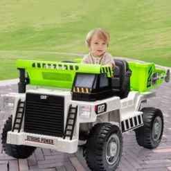 Ride On Dump Truck, Ride On Car With Remote Control, 12V 4WD Kids Electric Car, Ride On Toys With Electric Dump Bed And Shovel, Two Speeds, Music -The Range Shop GUEST bfb6529b e6b6 4d4b 95c3 ee4caf941141