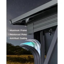 Outdoor Gazebo, Heavy Duty Hardtop Gazebo With Aluminum Frame, Double Roof Canopy, Curtains And Netting, Pergolas For Patios, Garden, Lawns 10 Outdoor Gazebo, Heavy Duty Hardtop Gazebo With Aluminum Frame, Double Roof Canopy, Curtains And Netting, Pergolas For Patios, Garden, Lawns -The Range Shop GUEST c24e4fcb f574 4921 97a8 42bc6712af65