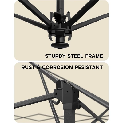 13'x13' Instant Pop-Up Canopy Tent – Waterproof & UPF 50+ UV Shield, Heavy-Duty Portable Shelter For Camping, Markets & Events (Blue) 6 13'x13' Instant Pop-Up Canopy Tent – Waterproof & UPF 50+ UV Shield, Heavy-Duty Portable Shelter For Camping, Markets & Events (Blue) - Image 6